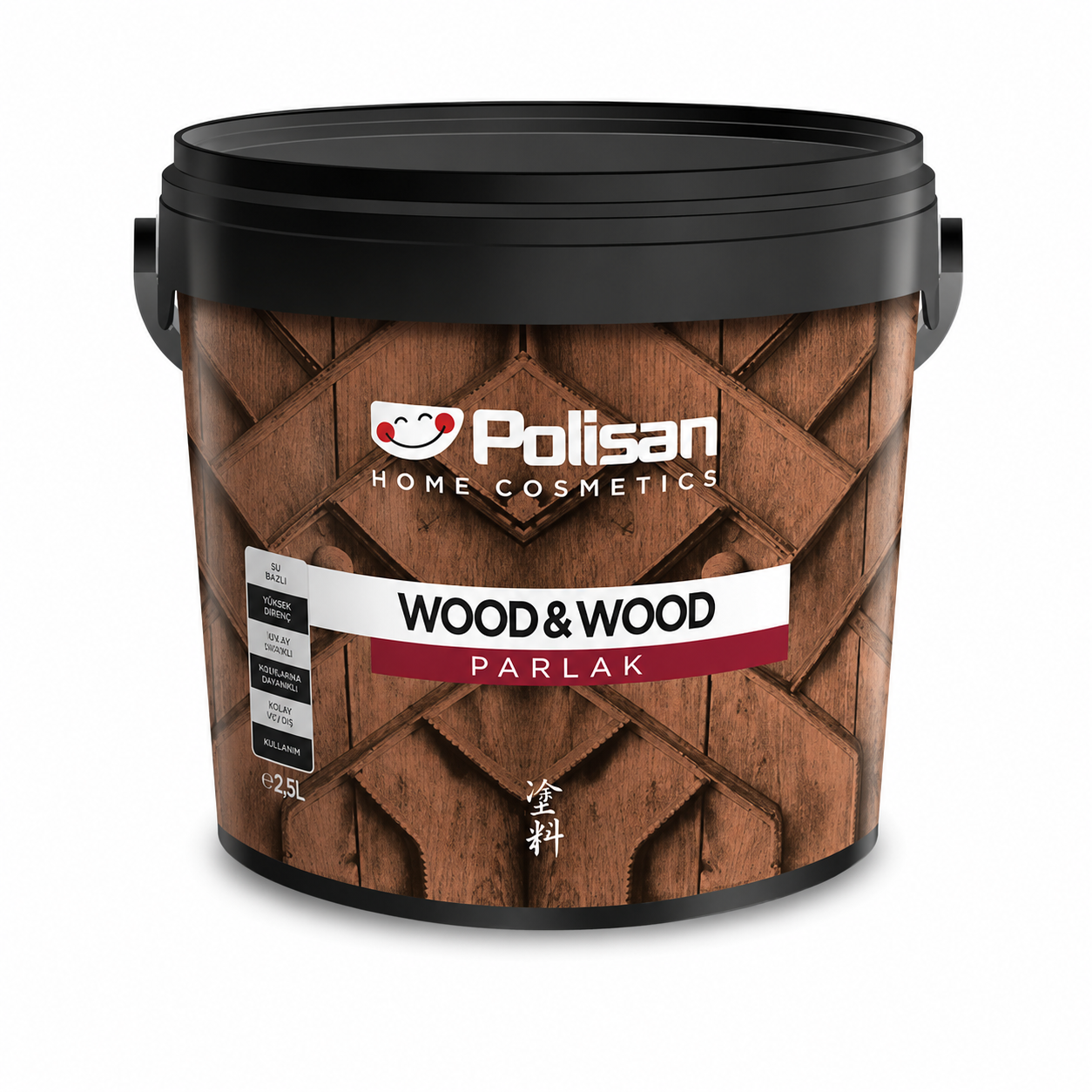 575 - WOOD&WOOD ANTI-AGING ხის ლაქი პრიალა წყლის ბაზაზე