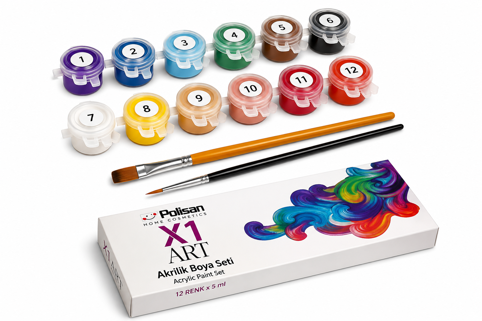 985 - X1 ART აკრილის სამღებრო კომპლექტი